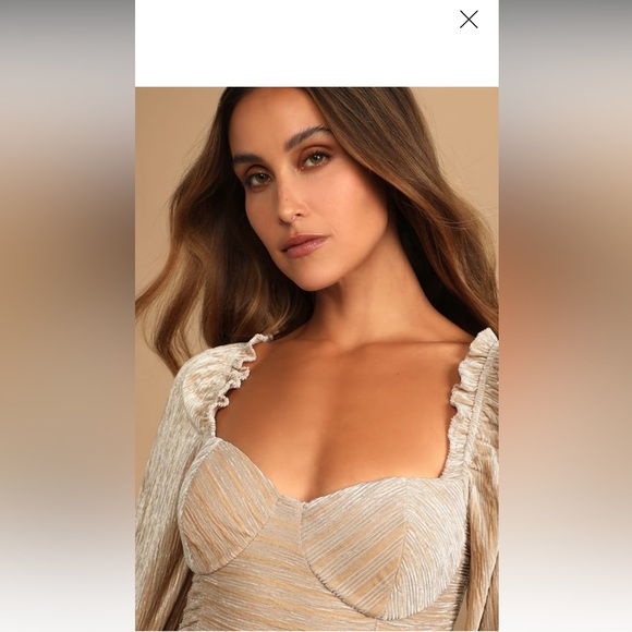 Lulus new with tags size medium celebrate me velvet - Picture 7 of 8